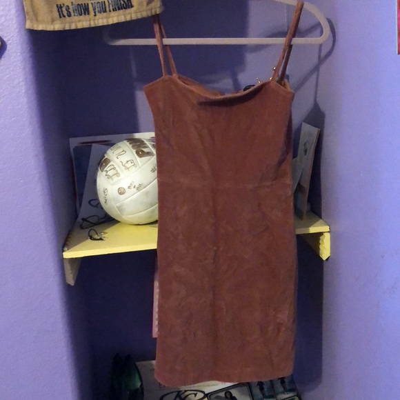 Forever 21 Dresses & Skirts - Short tight fitted tan dress